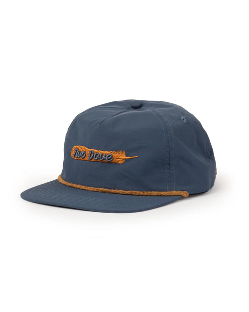 Two Dove Feather Dad Cap- Navy