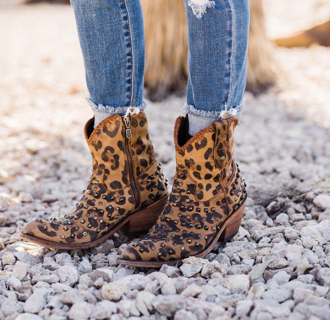 Liberty Cheetah Stud Boots – Gypsy Pearl Tx
