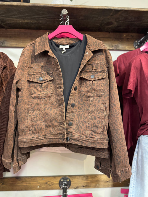 Dear John Leopard Ansley Jacket