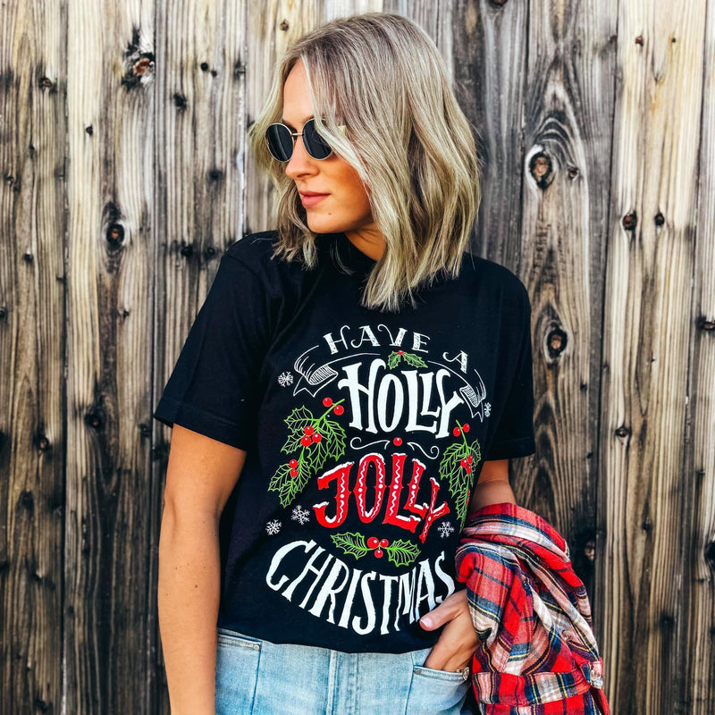 Holly Jolly Christmas Tee