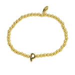 Initial Bubble Bracelet Gold