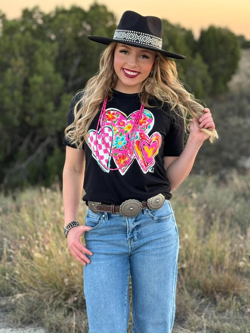 Callie Ann Trio of Hearts Tee