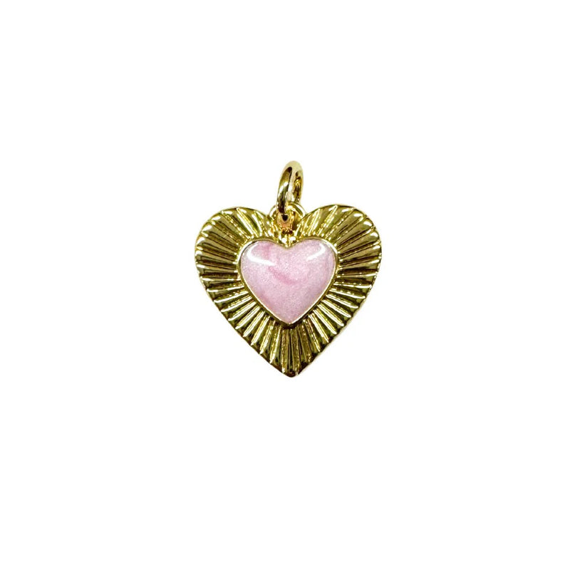 Pink Heart Charm