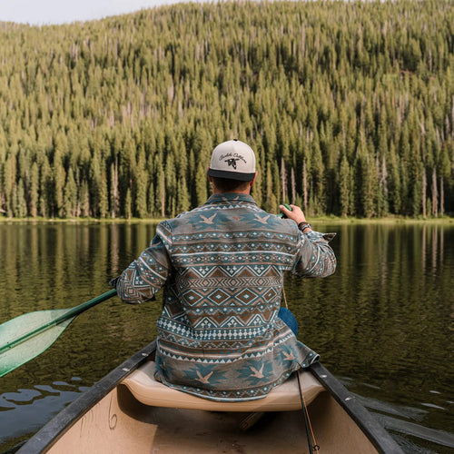 Burlebo Heavyweight Aztec Flannel