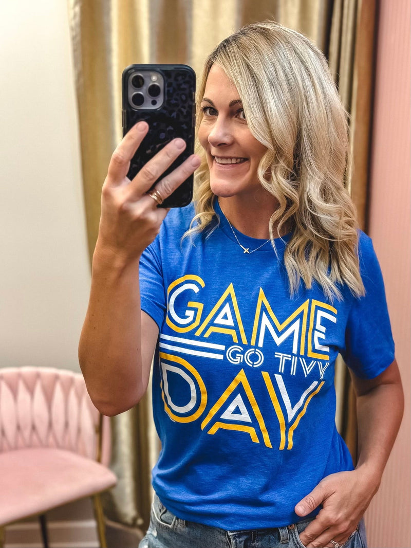 Striped Game Day Tee