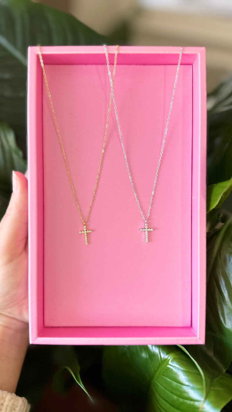 Katie Mae Cross Necklace