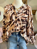 Jerika Animal Print Top