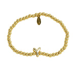 Initial Bubble Bracelet Gold