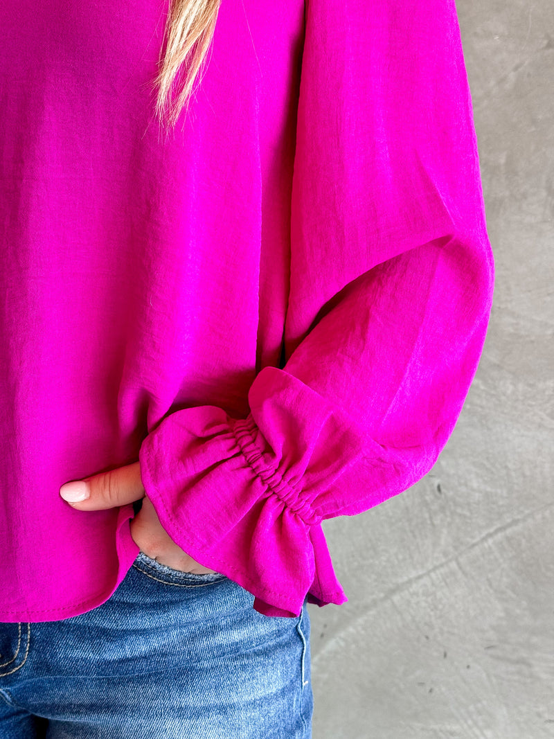 Love Magenta Top