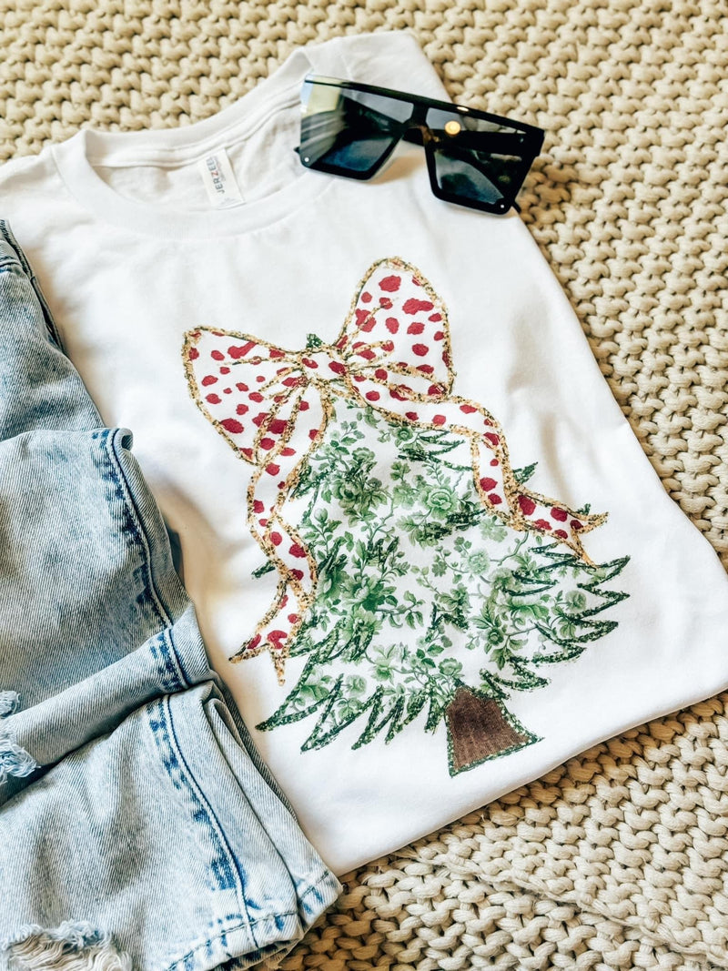 Christmas Bow Tee