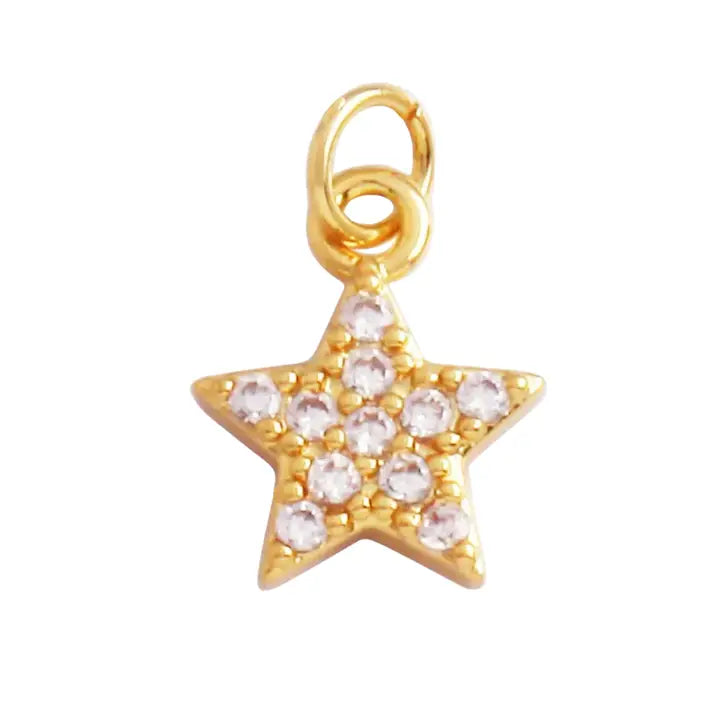 Mini Pave Star Charm