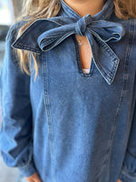 Brunch Denim Bow Top