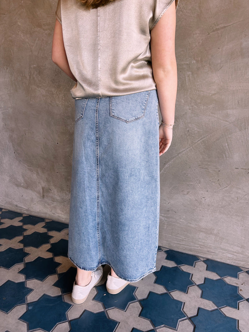 Dear John Vianna Denim Skirt