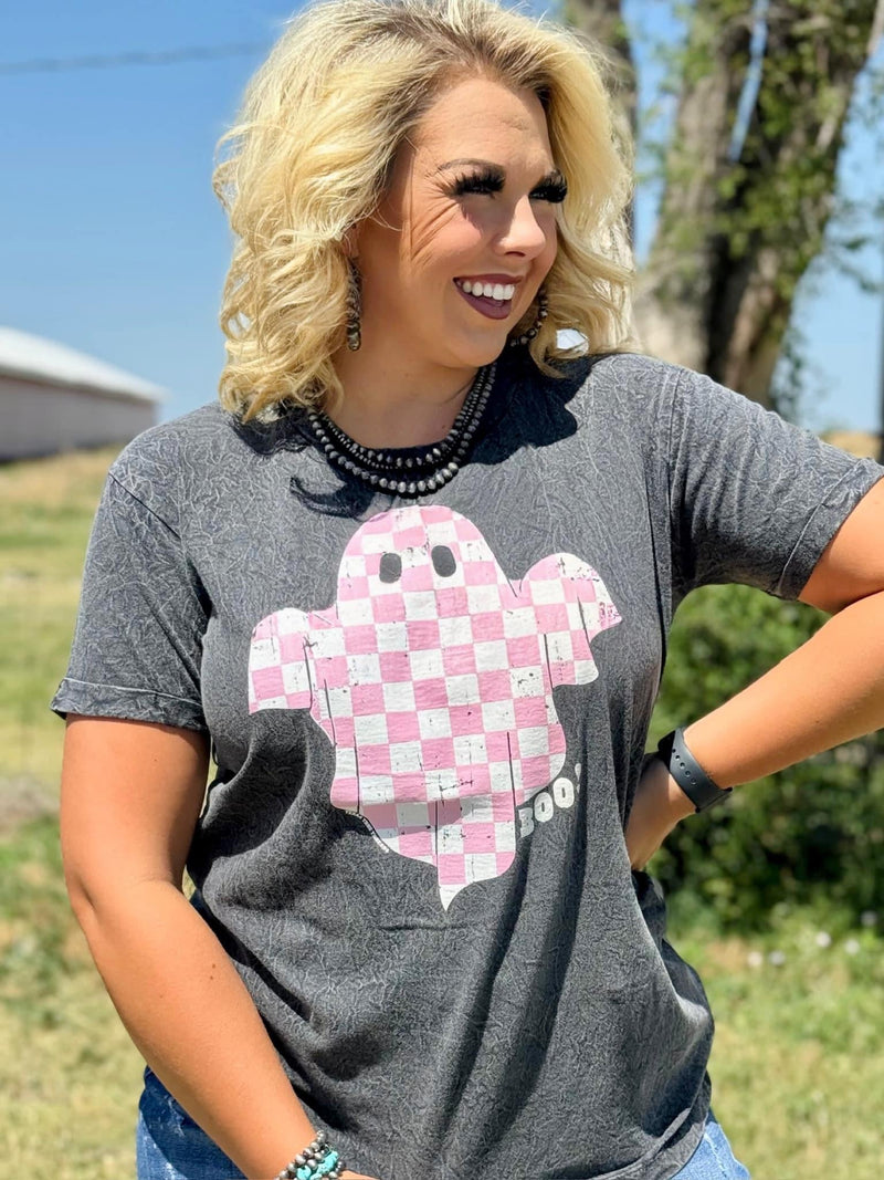 Checkered Ghost T-shirt