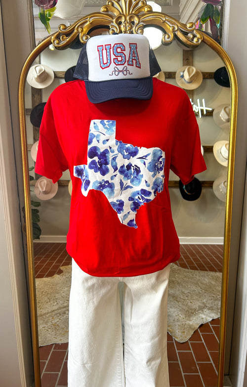 Blooming' Texas Tee