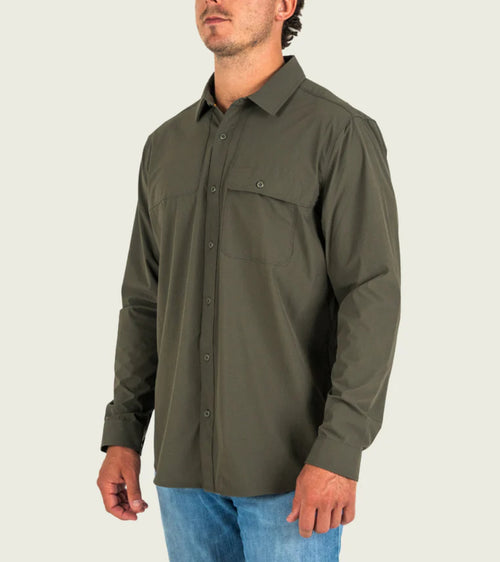 Marsh Wear Big Pine Field Shirt-Fossil