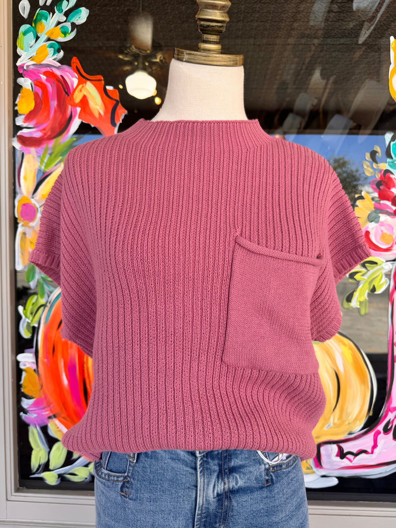 Casual Knit Sweater Top