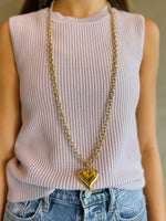 Wrap Around XL Heart Necklace