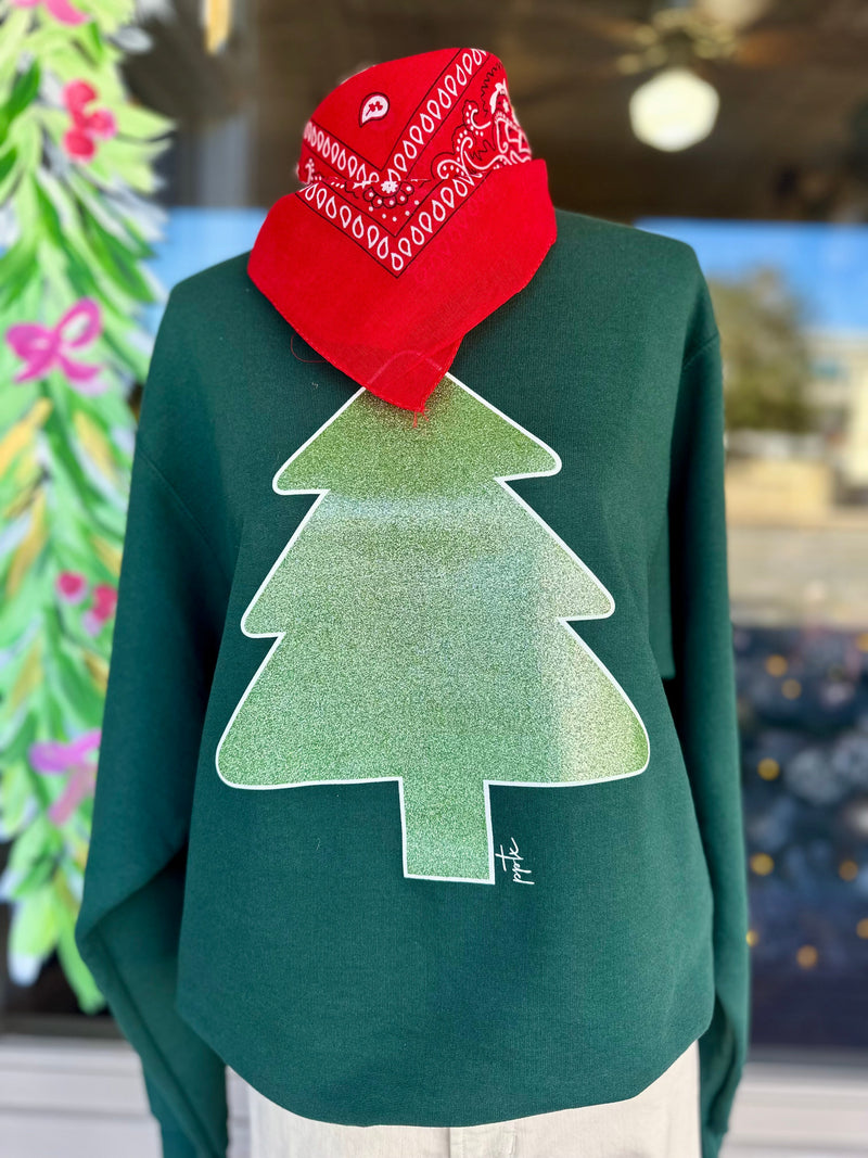 Green Glitter Sweatshirt