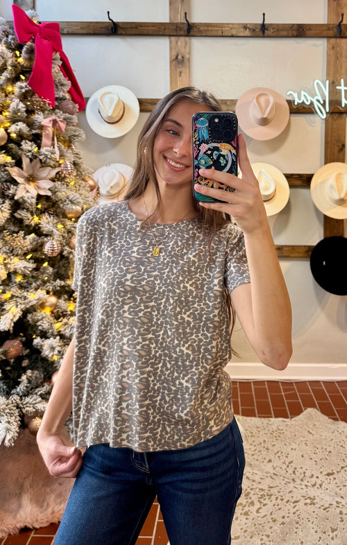 Oh So Soft Leopard Top