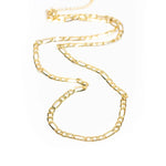 Flat Gold Chainlink Necklace