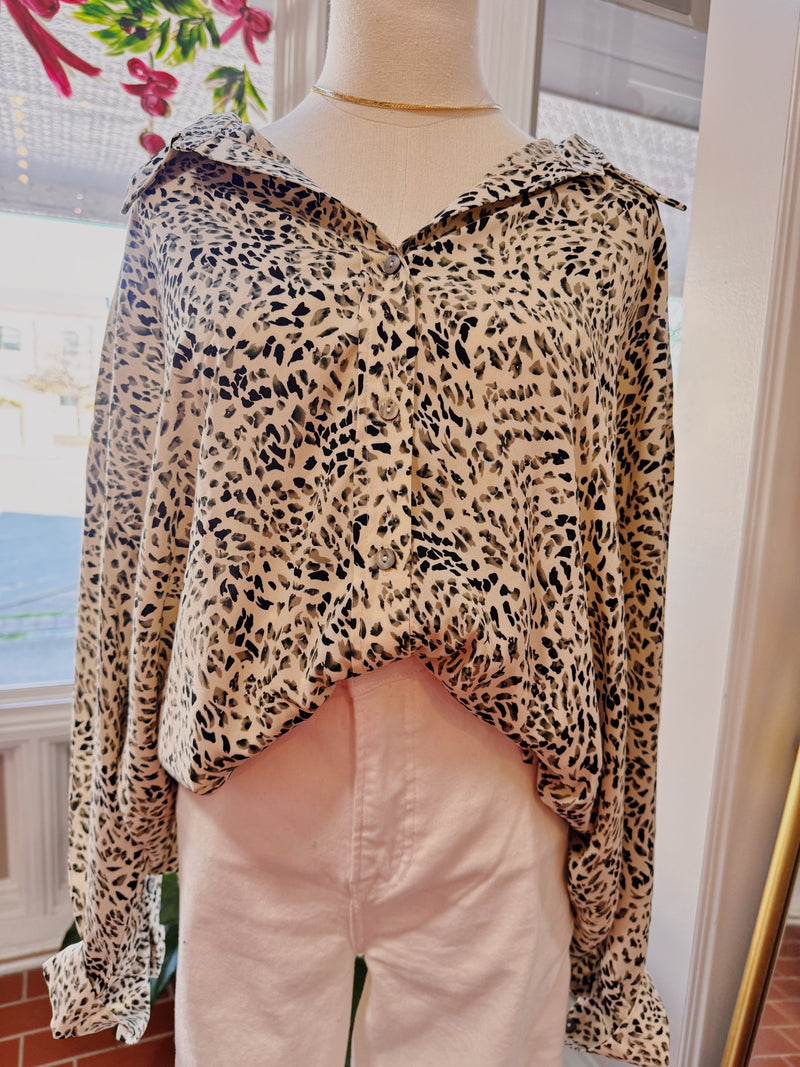 Everything Cheetah top- Plus