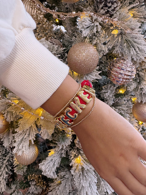 Game Day Wreck' Em Bracelet