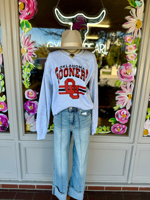 Vintage Game Day Sweatshirts - Oklahoma Sooners