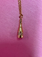 Champagne Bottle Necklace