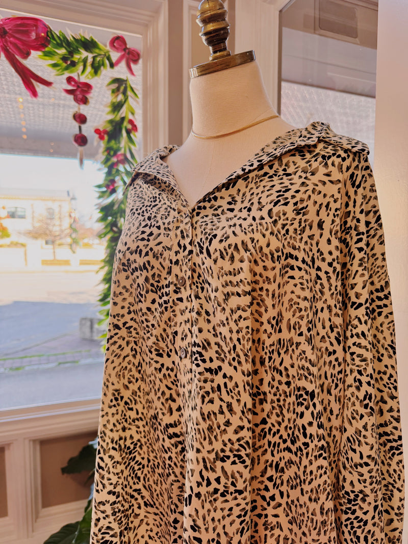 Everything Cheetah top- Plus