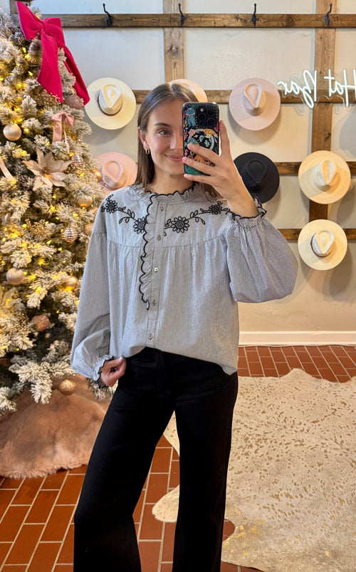 Dear John Hilary Top Black