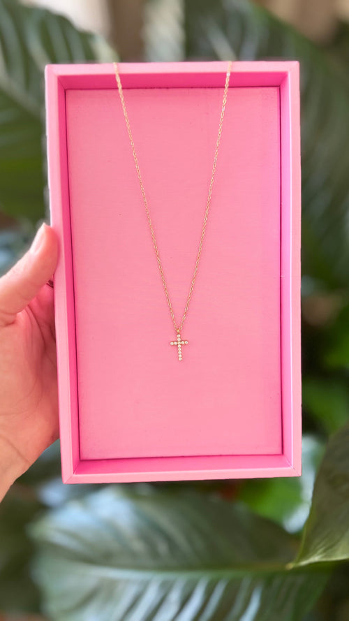 Katie Mae Cross Necklace