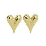 Gold Heart Earrings