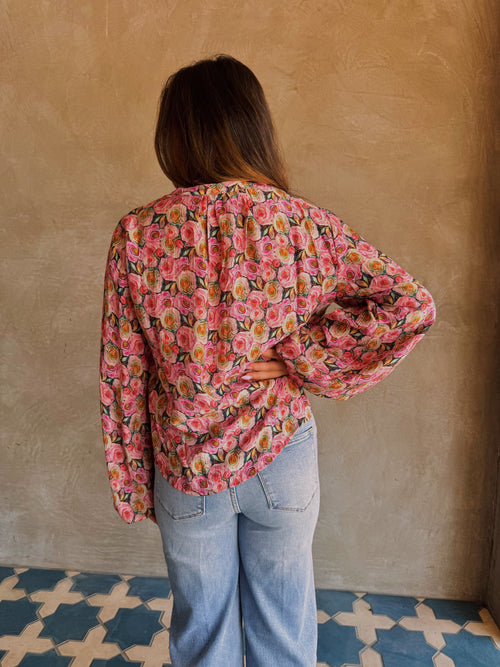 Pink Floral Top