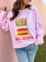 Pink Go Jesus Sweatshirt
