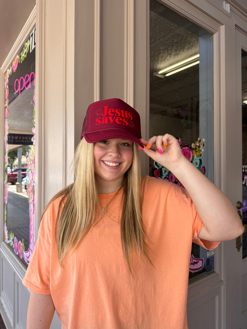 Jesus Saves Trucker Hat