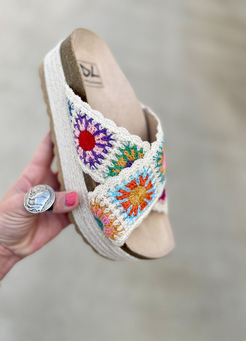 Springtime Crochet Sandal