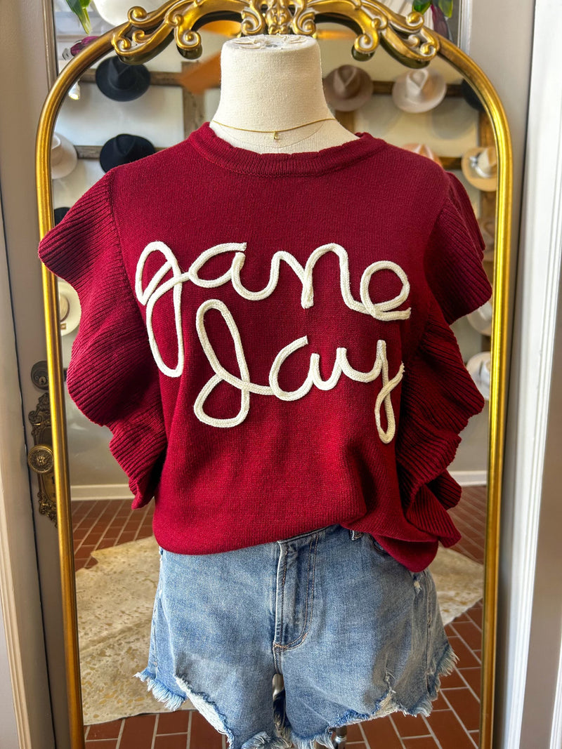 Knit Game Day Sweater