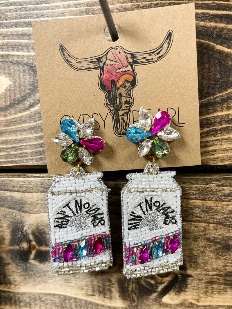 Ain't No Laws Beaded Earring