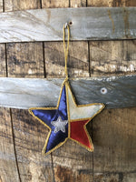 Texas Flag Christmas Ornament